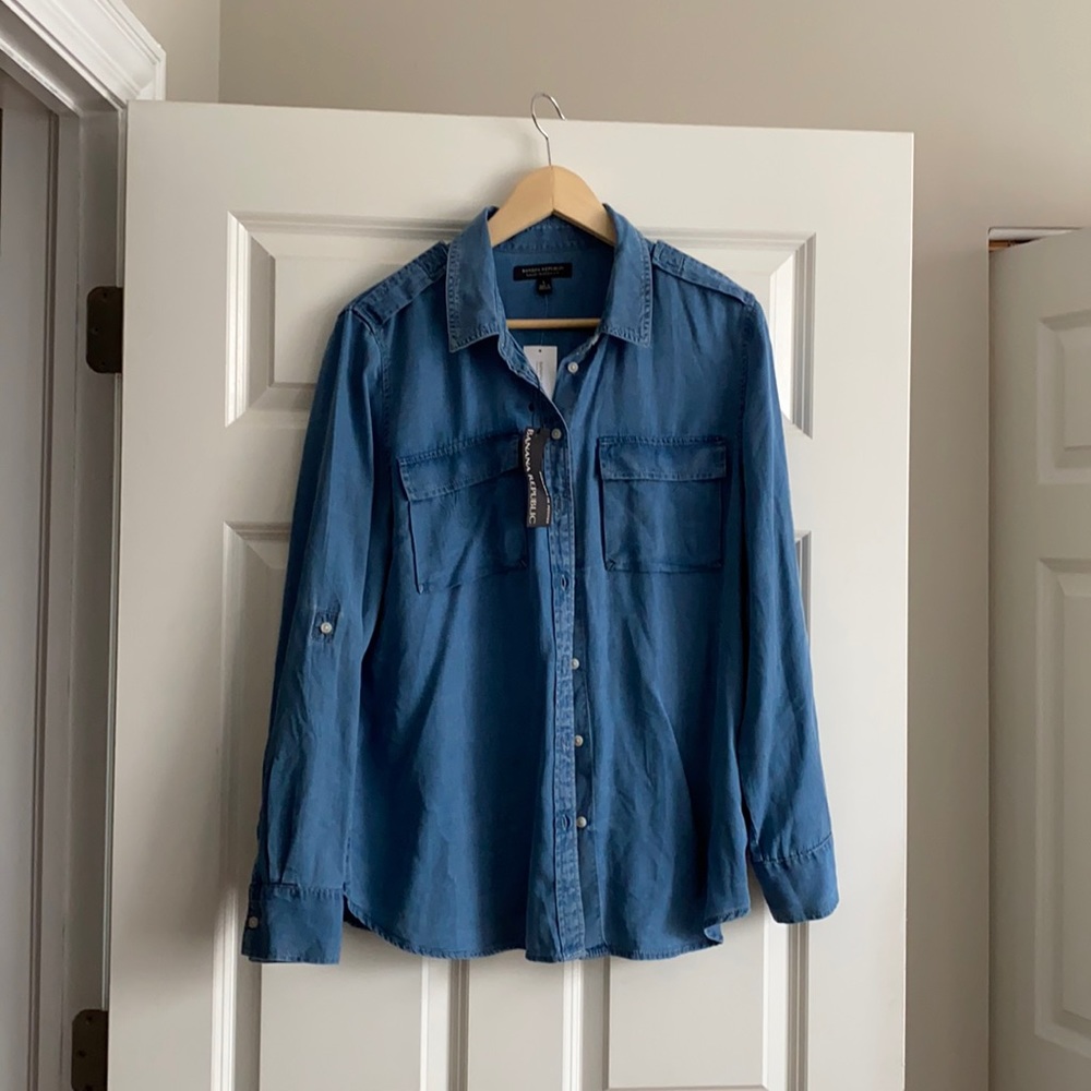 Banana Republic chambray shirt.